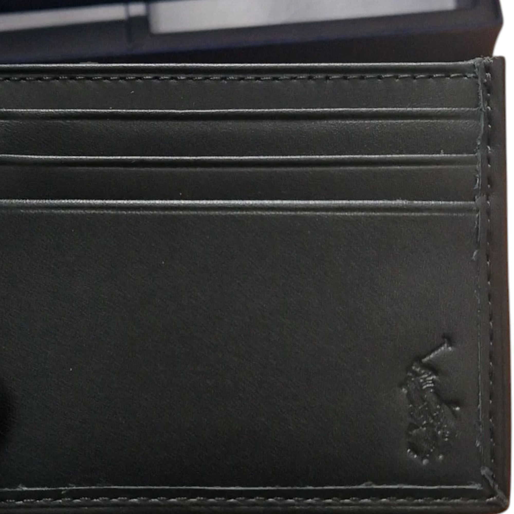 Ralph Lauren Mens Wallet Gift Set Box Leather Bifold Credit Card Holder Black