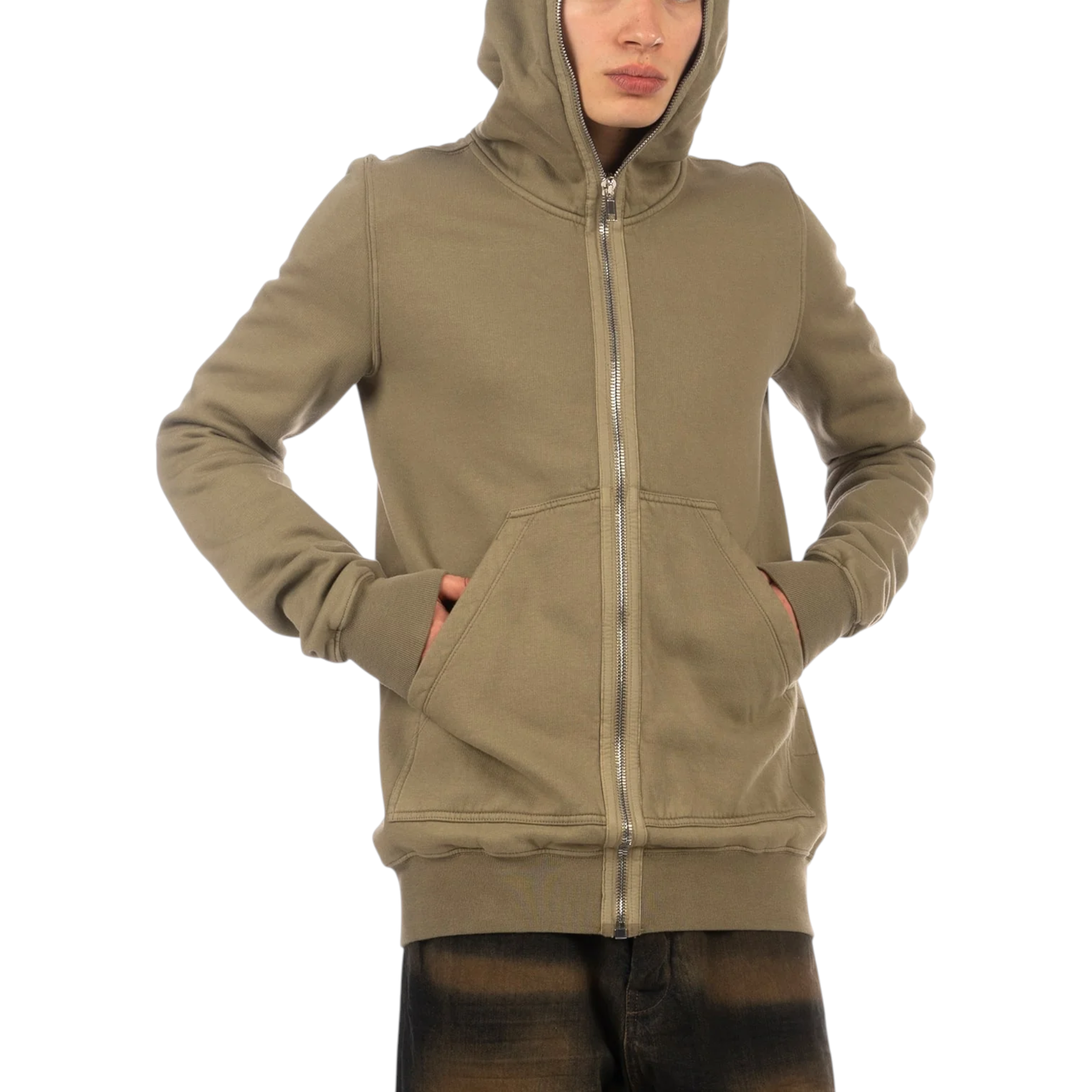 Rick Owens DRKSHDW Jumbo Gimp Hoodie Mens Full Zip Sportswear