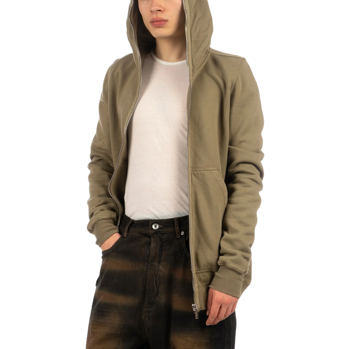 Rick Owens DRKSHDW Jumbo Gimp Hoodie Mens Full Zip Sportswear