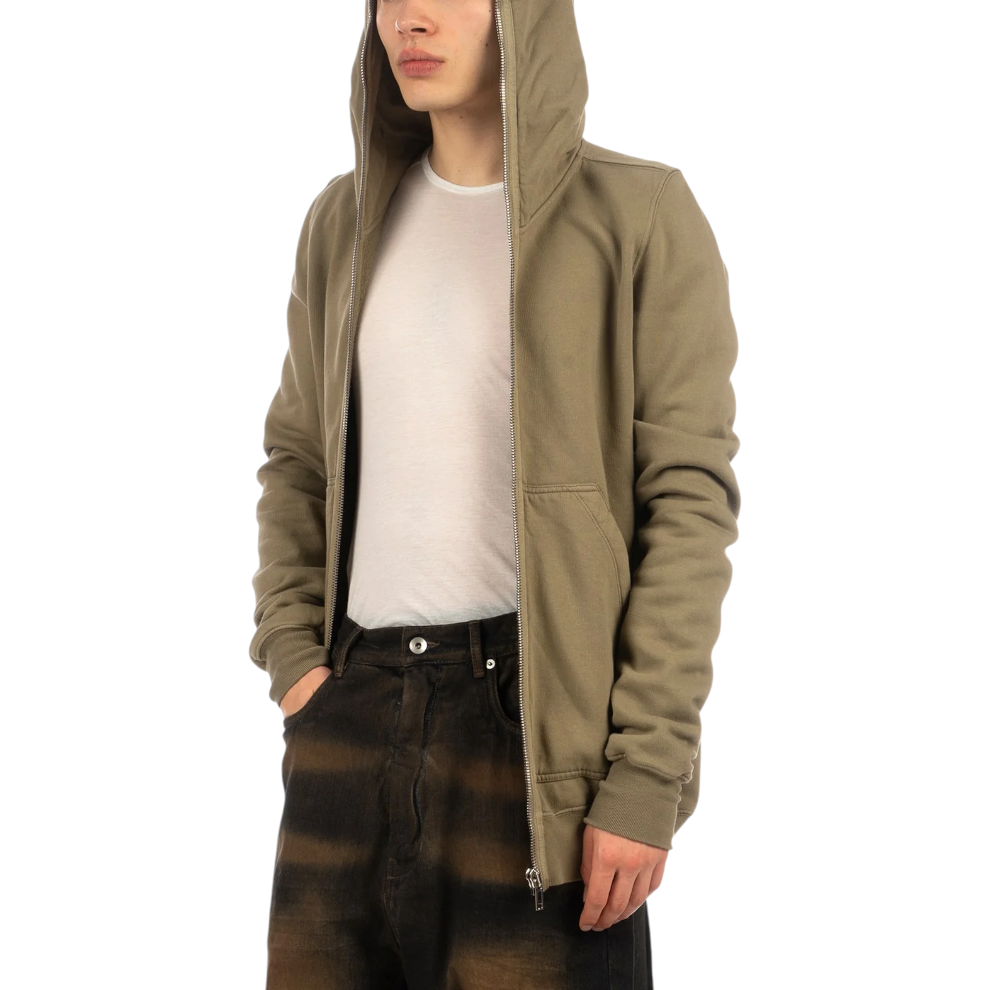 Rick Owens DRKSHDW Jumbo Gimp Hoodie Mens Full Zip Sportswear