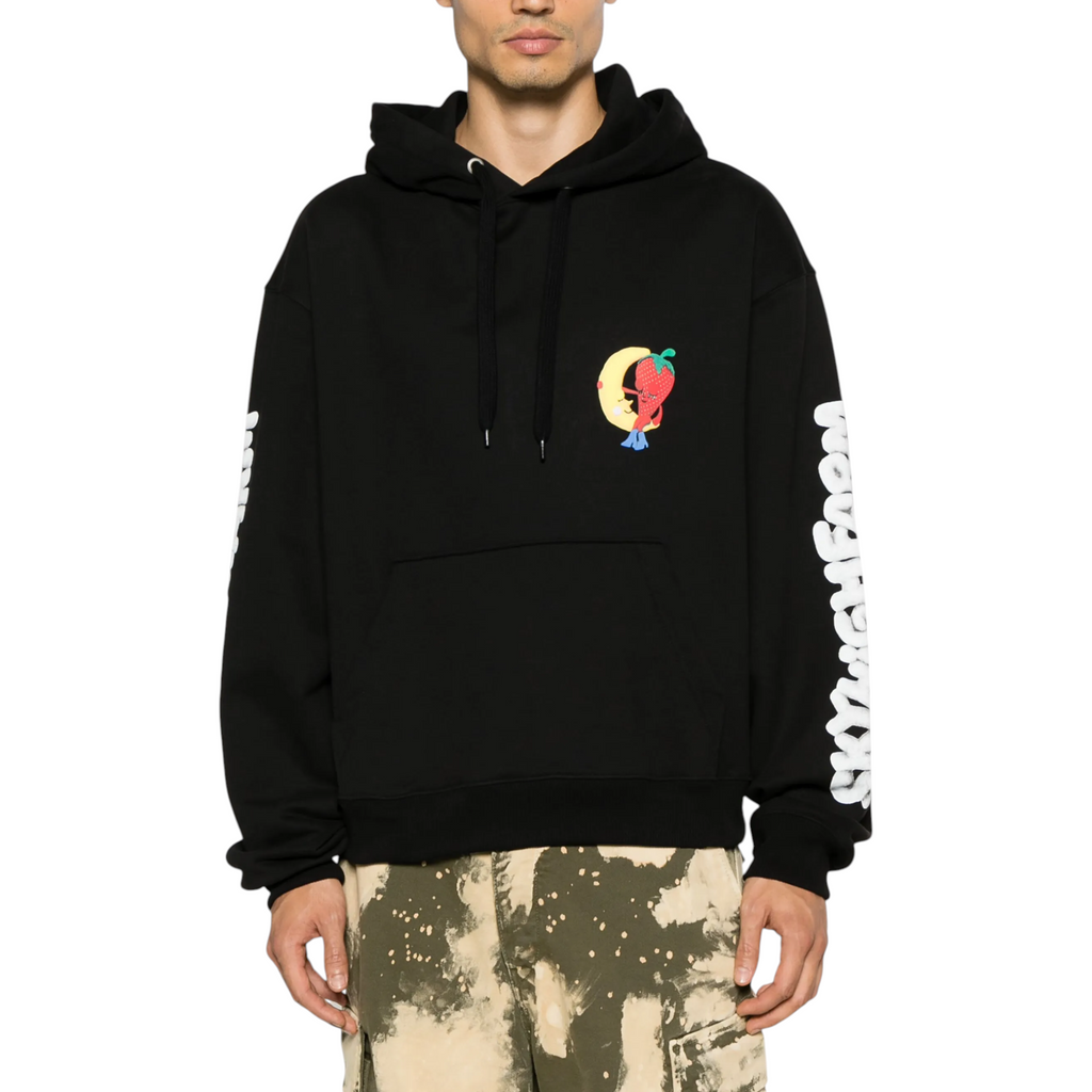 Sky High Farm Mens Hoodie Perennial Shana Logo Graphic Print Pullover Hoodie