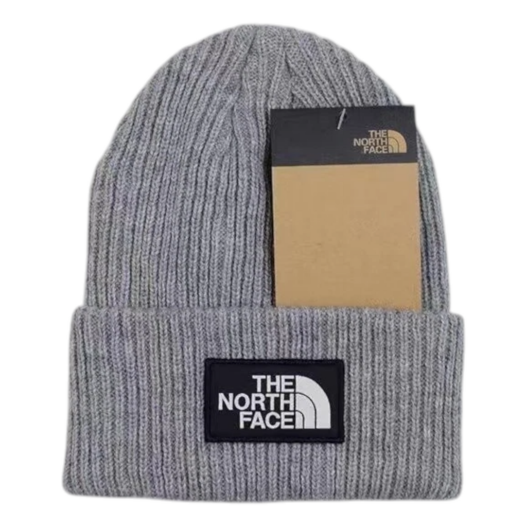 The Nort Face Hat Logo Box Cuffed Beanie Hat Unisex