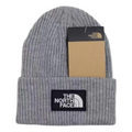 The Nort Face Hat Logo Box Cuffed Beanie Hat Unisex