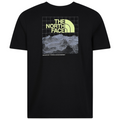 The North Face Mens M Digi Info Tech T Shirt Crew Neck Short Sleeve Cotton