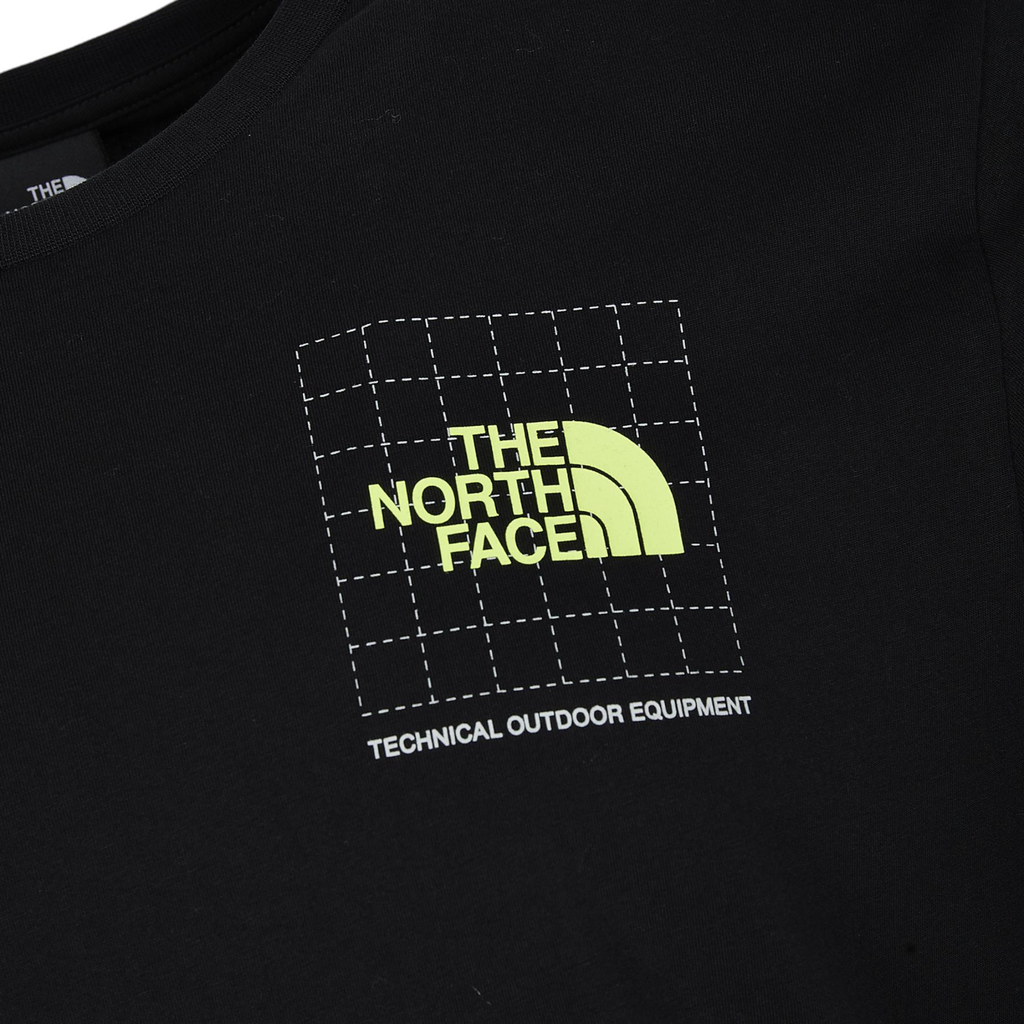 The North Face Mens M Digi Info Tech T Shirt Crew Neck Short Sleeve Cotton