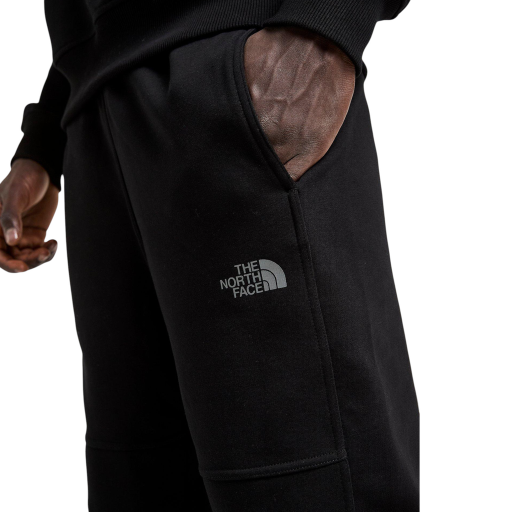The North Face Mens Tracksuit M Outline Crew Sweatshirt Fleece Jogger Sportswear Black