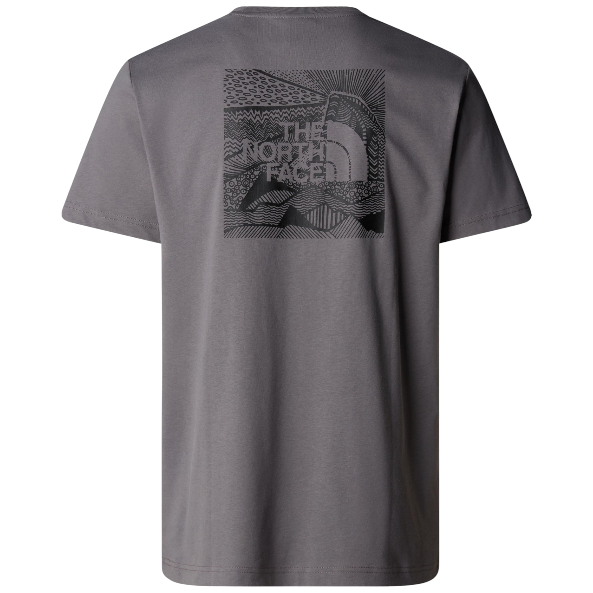 The North Face Mens T Shirts Box NSE Celebration Crew Neck Graphic Print Summer Tee