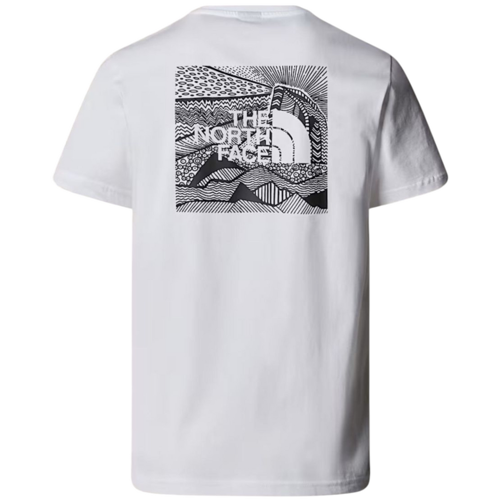 The North Face Mens T Shirts Box NSE Celebration Crew Neck Graphic Print Summer Tee