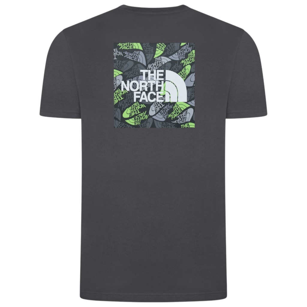The North Face Mens T Shirts Box Exploration Crew Neck Graphic Print Cotton Tee
