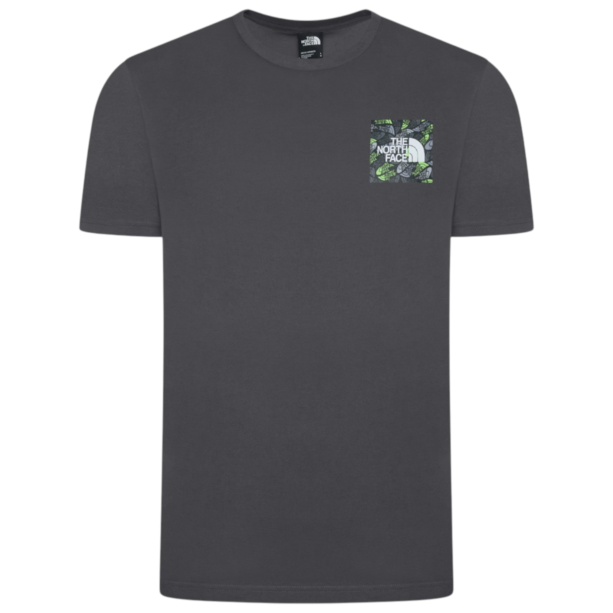 The North Face Mens T Shirts Box Exploration Crew Neck Graphic Print Cotton Tee