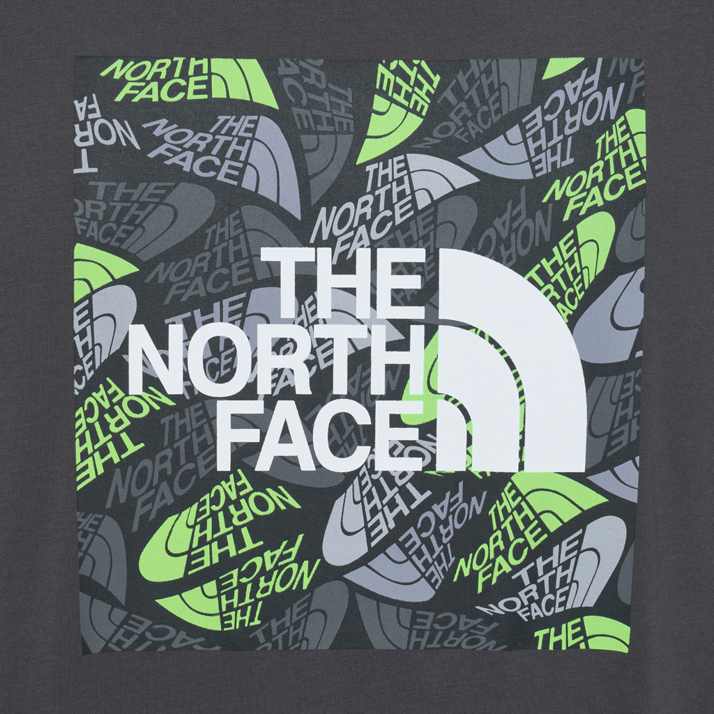 The North Face Mens T Shirts Box Exploration Crew Neck Graphic Print Cotton Tee