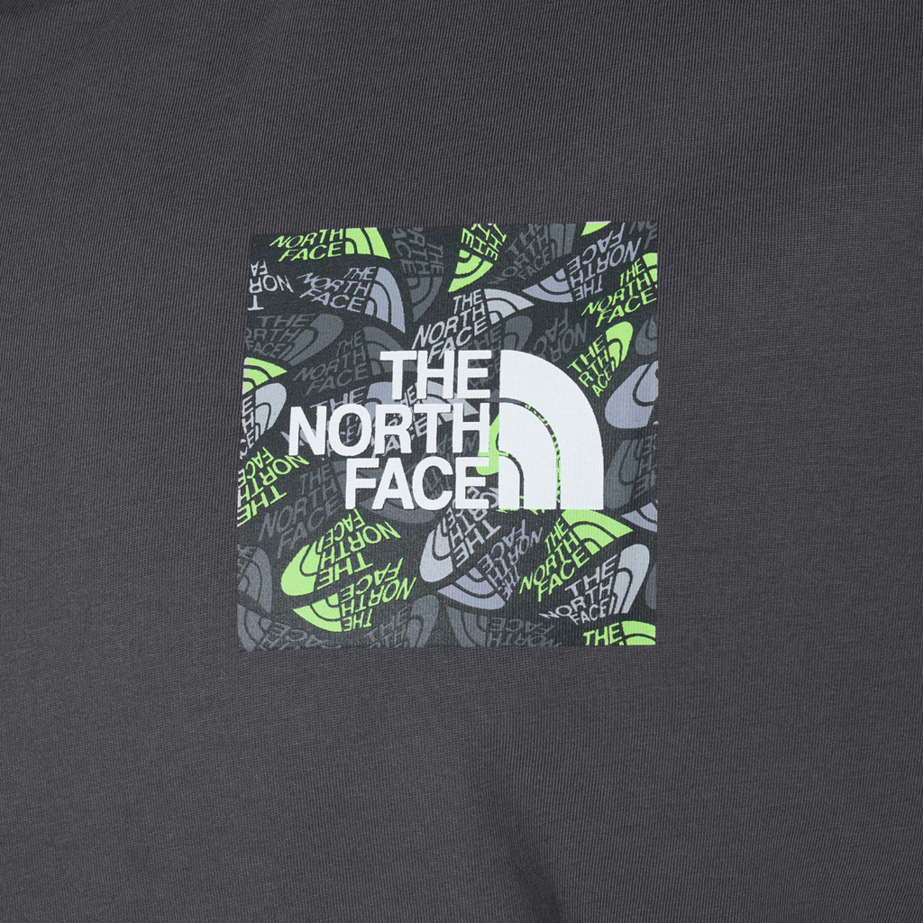 The North Face Mens T Shirts Box Exploration Crew Neck Graphic Print Cotton Tee