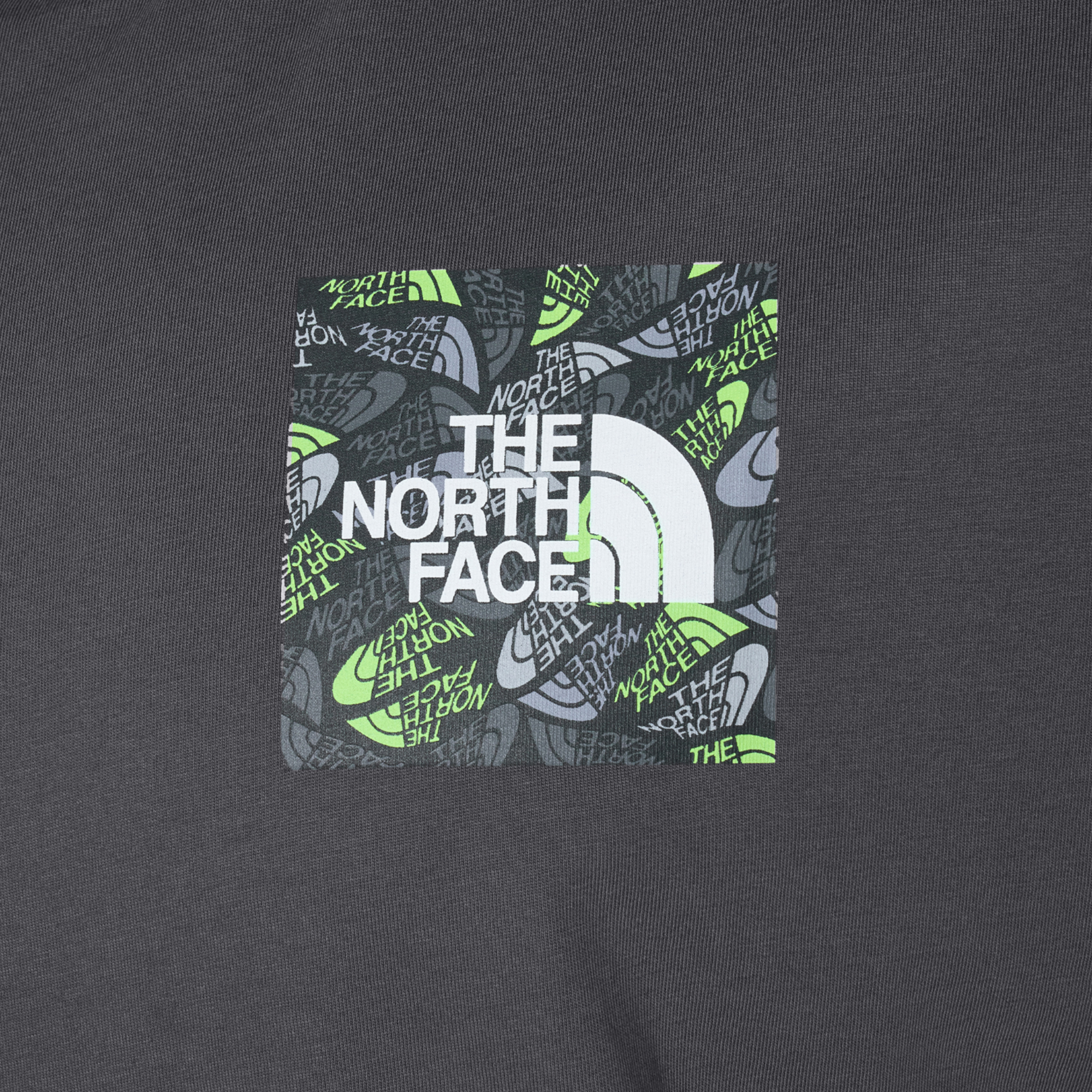 The North Face Mens T Shirts Box Exploration Crew Neck Graphic Print Cotton Tee