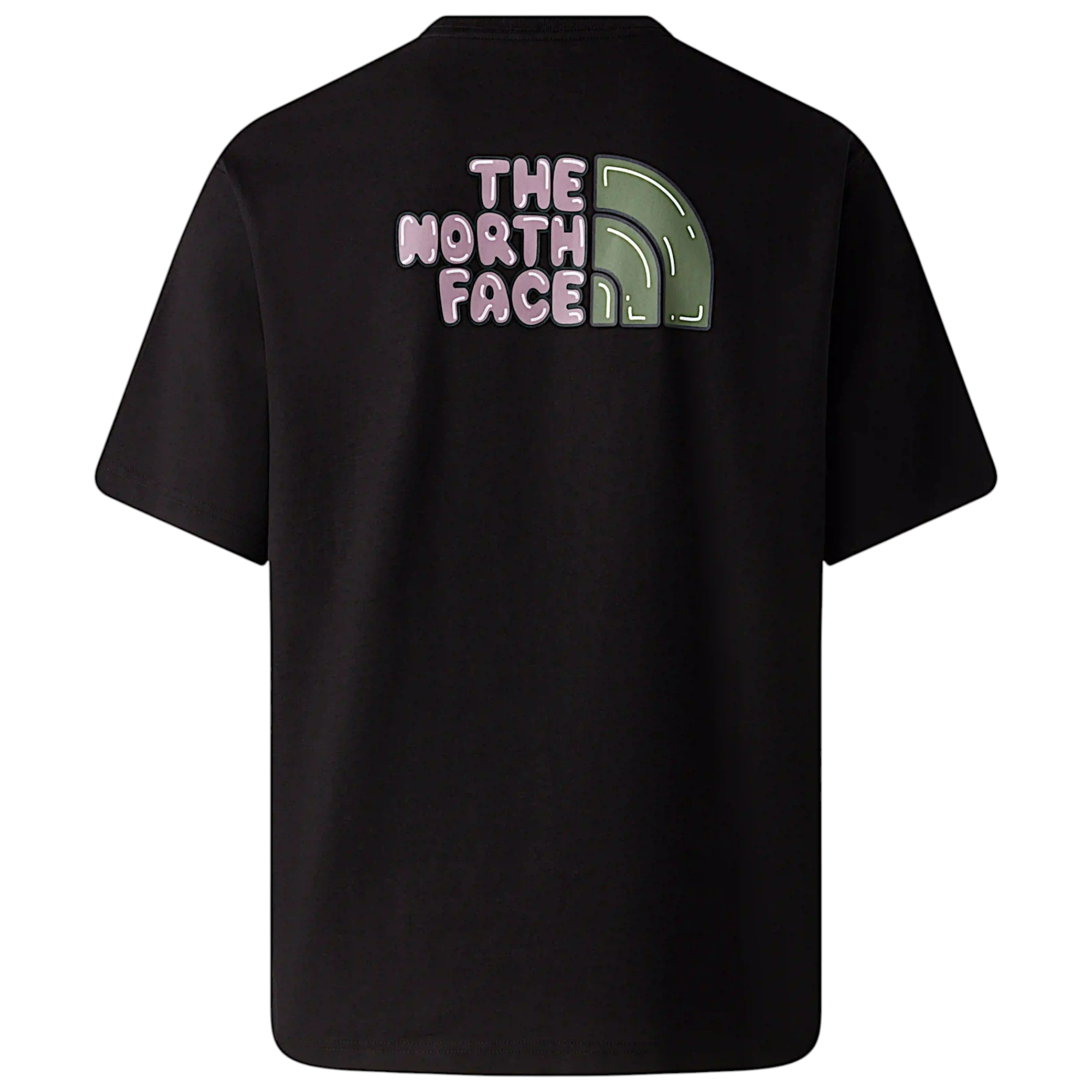 The North Face Mens T Shirts Bubble Logo Relaxed Fit Crew Neck Summer Tee