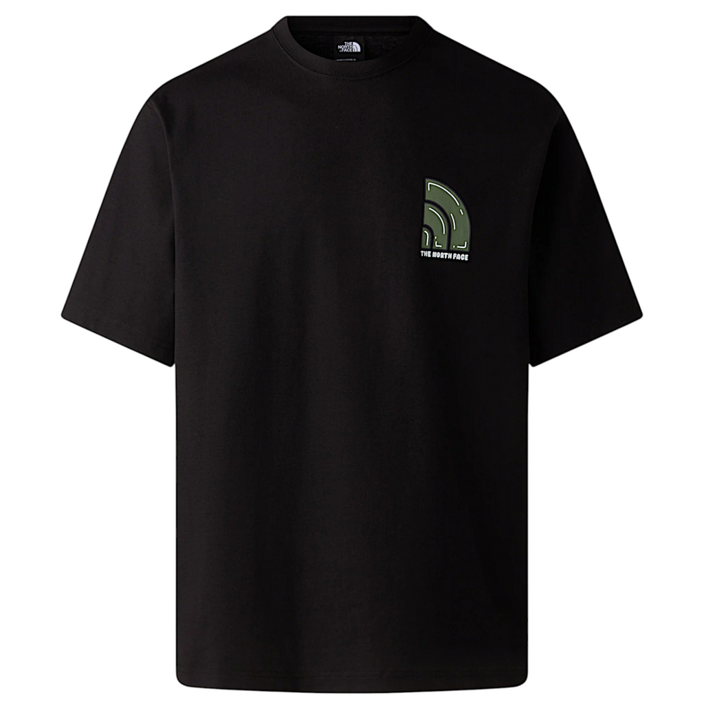 The North Face Mens T Shirts Bubble Logo Relaxed Fit Crew Neck Summer Tee