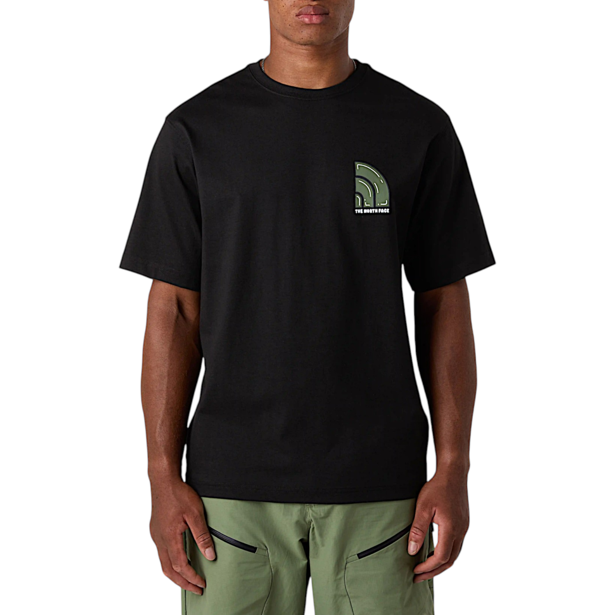 The North Face Mens T Shirts Bubble Logo Relaxed Fit Crew Neck Summer Tee