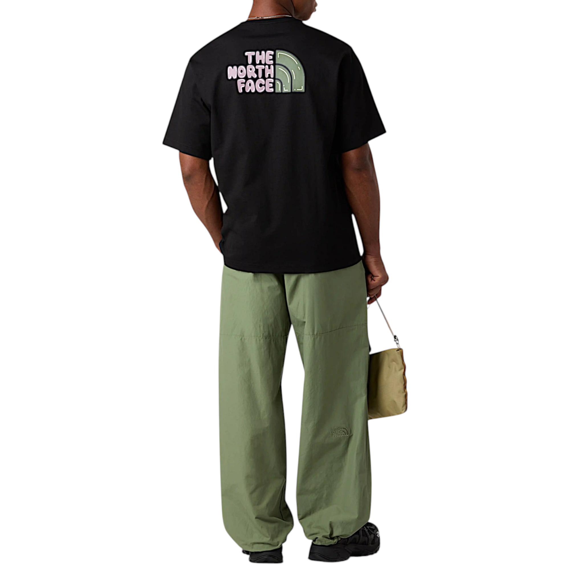 The North Face Mens T Shirts Bubble Logo Relaxed Fit Crew Neck Summer Tee