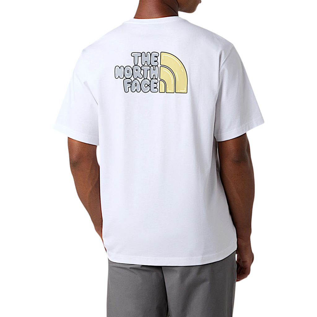 The North Face Mens T Shirts Bubble Logo Relaxed Fit Crew Neck Summer Tee