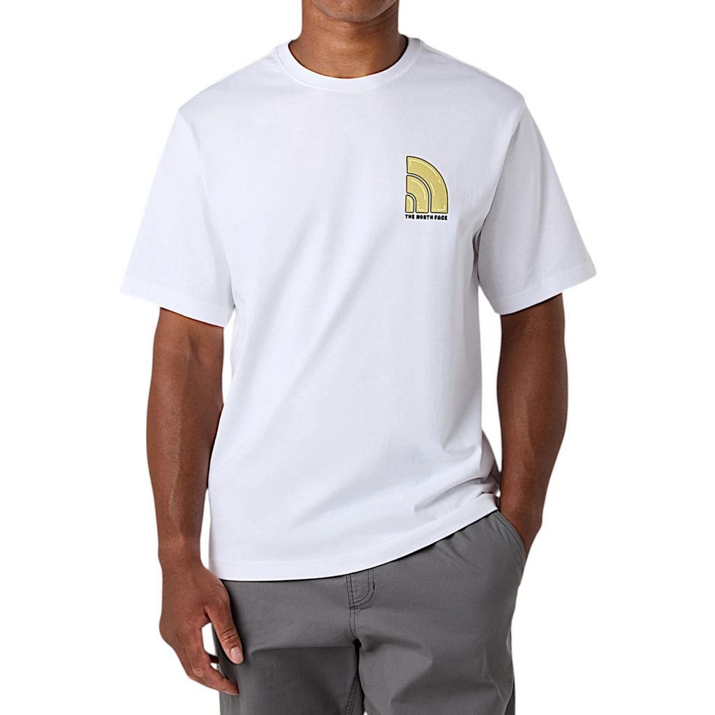 The North Face Mens T Shirts Bubble Logo Relaxed Fit Crew Neck Summer Tee