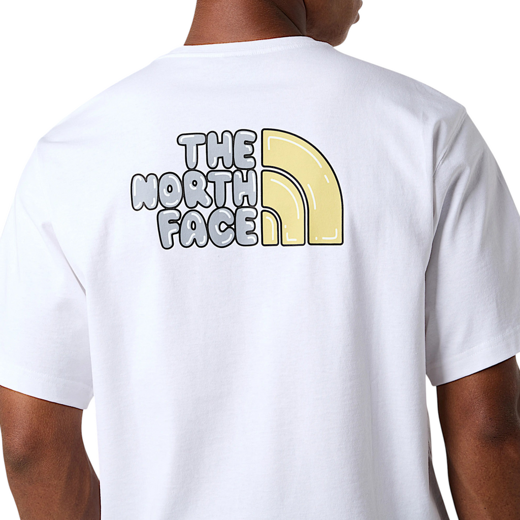 The North Face Mens T Shirts Bubble Logo Relaxed Fit Crew Neck Summer Tee