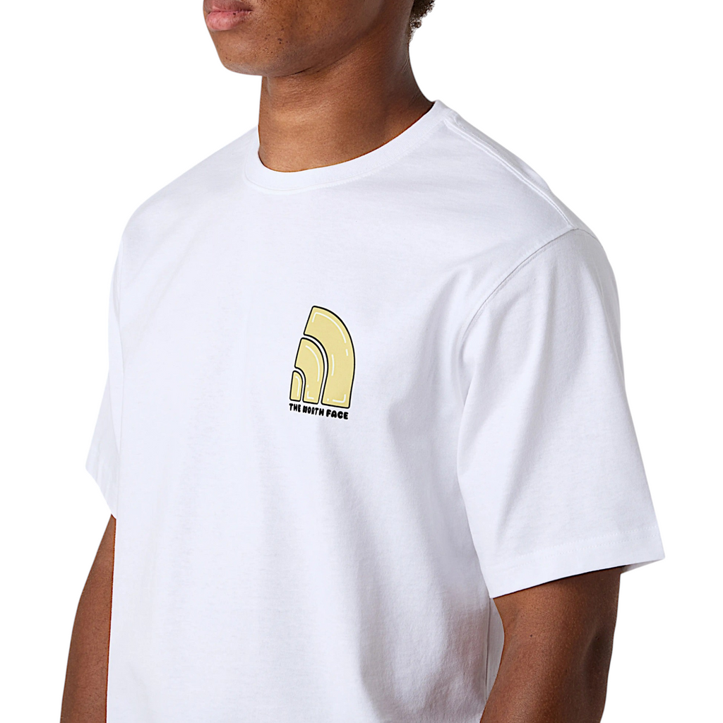 The North Face Mens T Shirts Bubble Logo Relaxed Fit Crew Neck Summer Tee