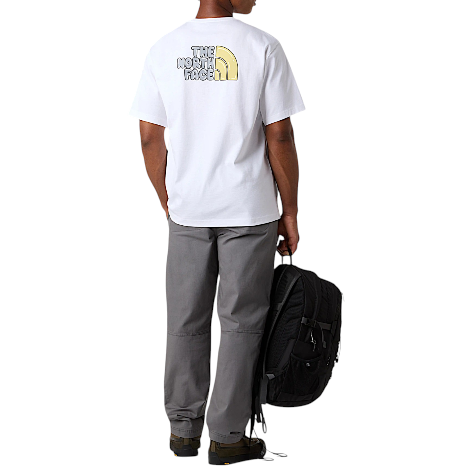The North Face Mens T Shirts Bubble Logo Relaxed Fit Crew Neck Summer Tee