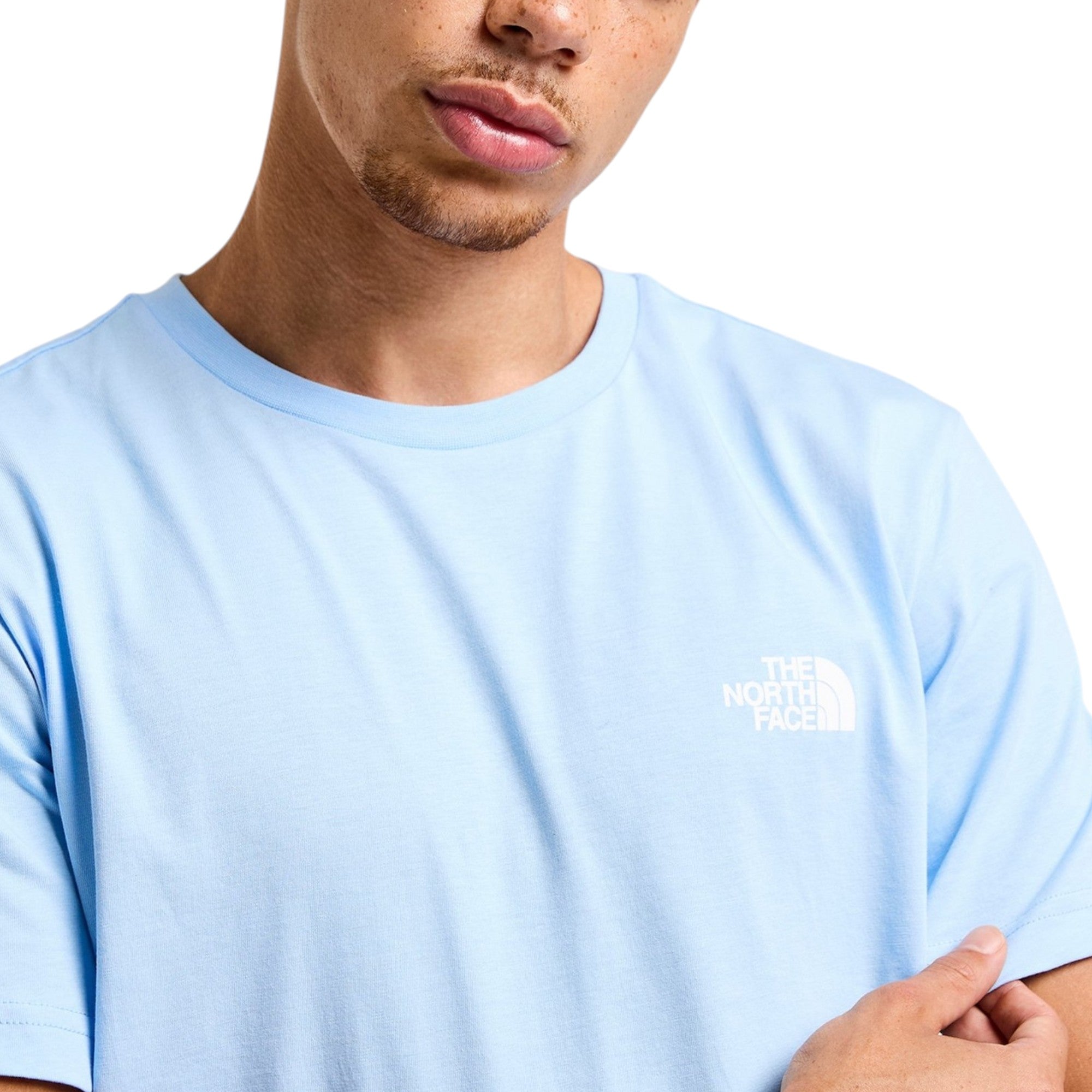 The North Face Mens T Shirts M Energy Globe Crew Neck Short Sleeve Cotton Tee