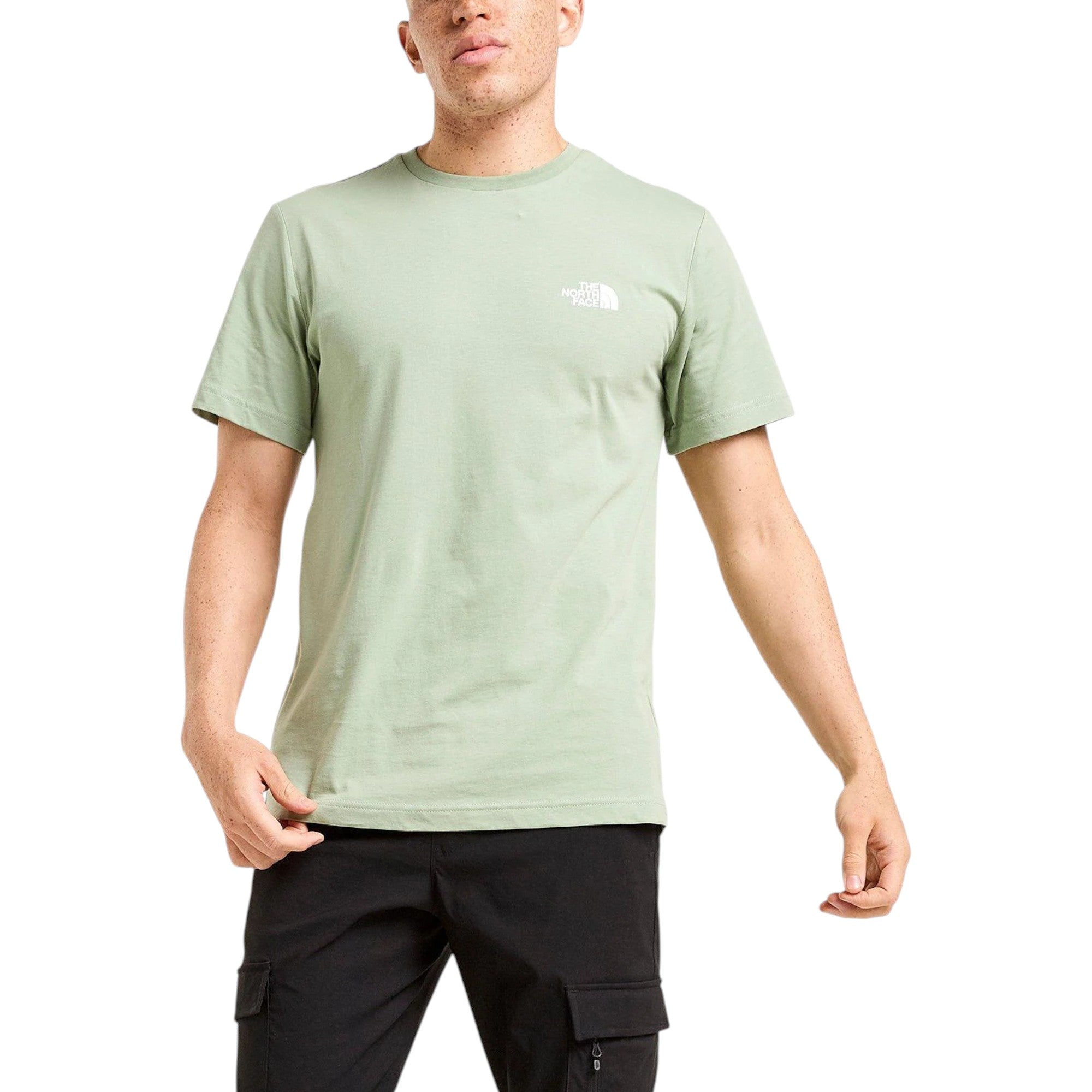 The North Face Mens T Shirts M Energy Globe Crew Neck Short Sleeve Cotton Tee