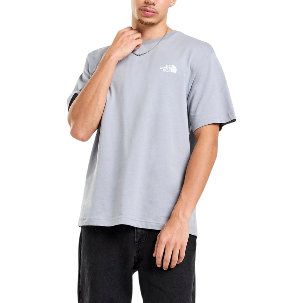 The North Face Mens T Shirts Globe Reload Relaxed Fit Crew Neck Short Sleeve Cotton Tee