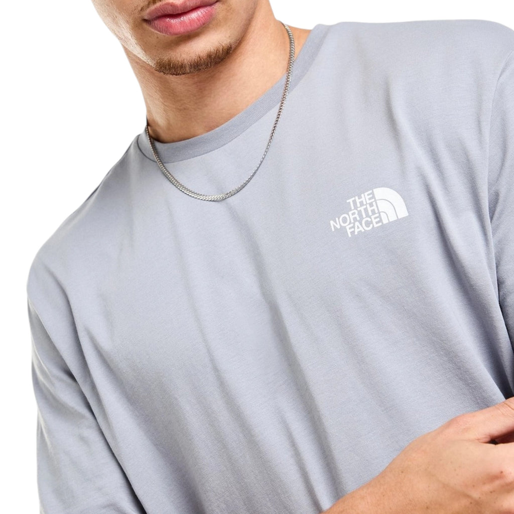 The North Face Mens T Shirts Globe Reload Relaxed Fit Crew Neck Short Sleeve Cotton Tee