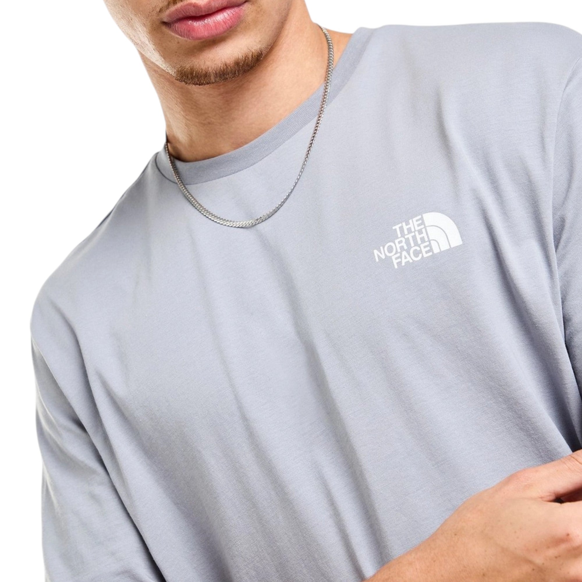 The North Face Mens T Shirts Globe Reload Relaxed Fit Crew Neck Short Sleeve Cotton Tee