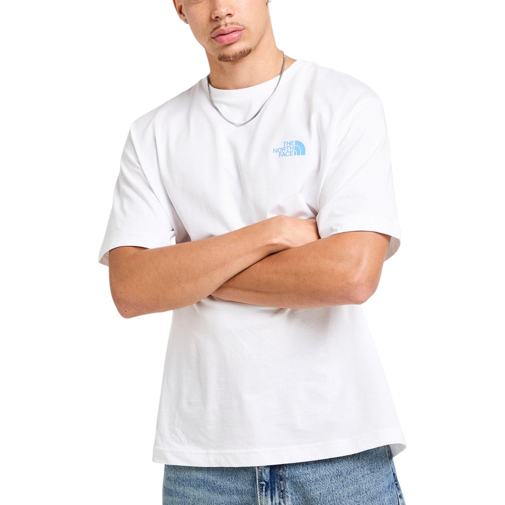 The North Face Mens T Shirts Globe Reload Relaxed Fit Crew Neck Short Sleeve Cotton Tee