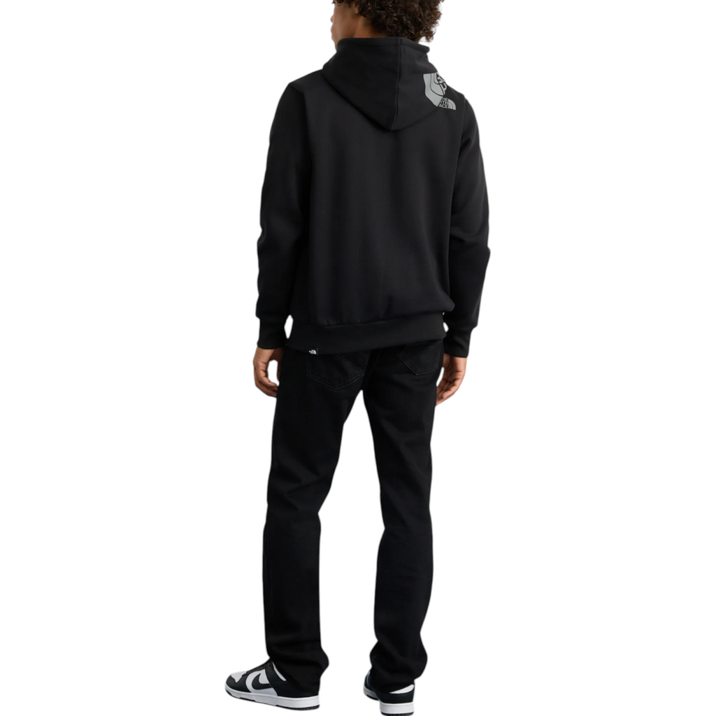 The North Face Hoodie Mens Hood Logo Pullover Casual Hooded Sweatshirt Black