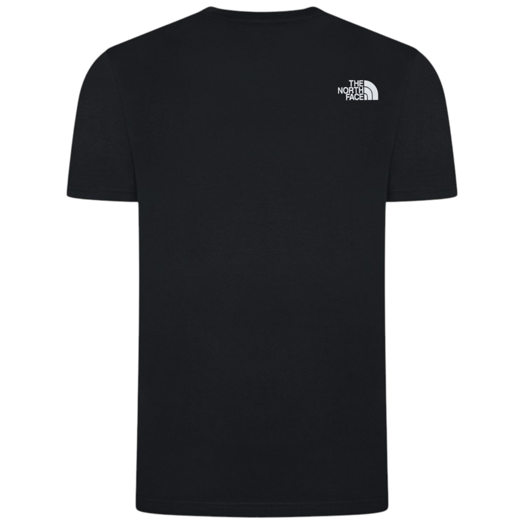 The North Face Mens T Shirts Mountain Front Short Sleeve Graphic Print Cotton Tee