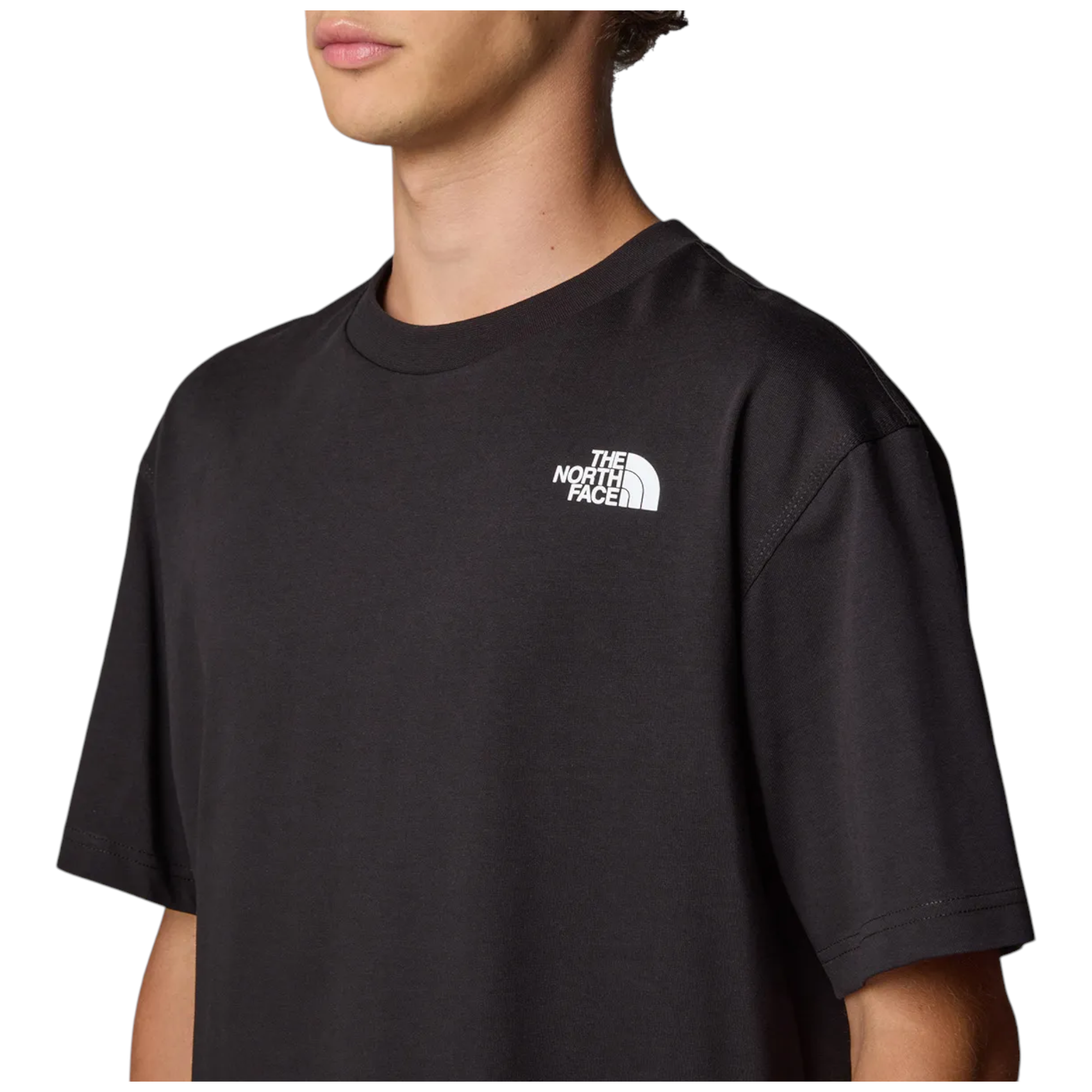 The North Face Mens T Shirts NSE Oversized Crew Neck Short Sleeve Cotton