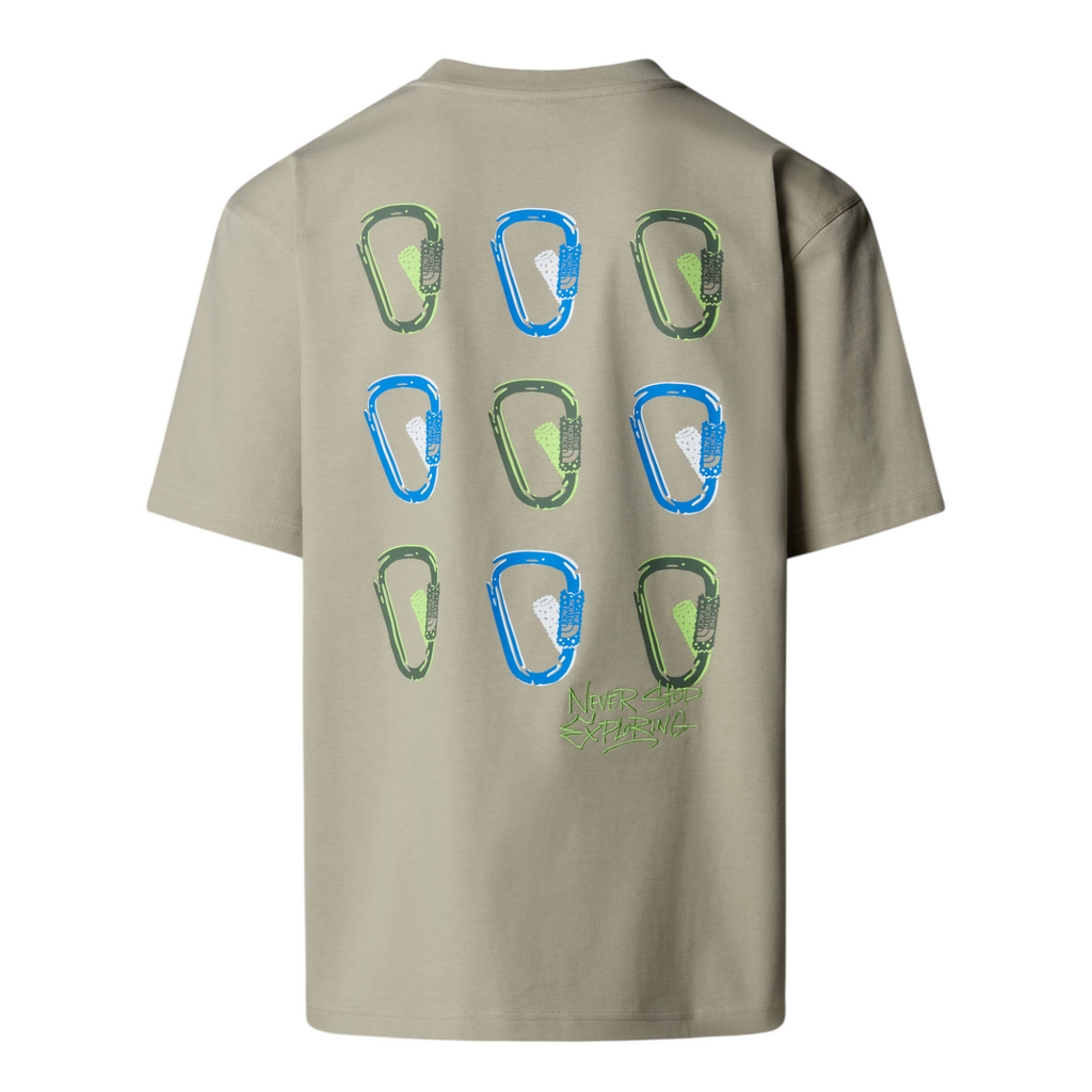 The North Face Mens T Shirts NSE Oversized Crew Neck Short Sleeve Cotton