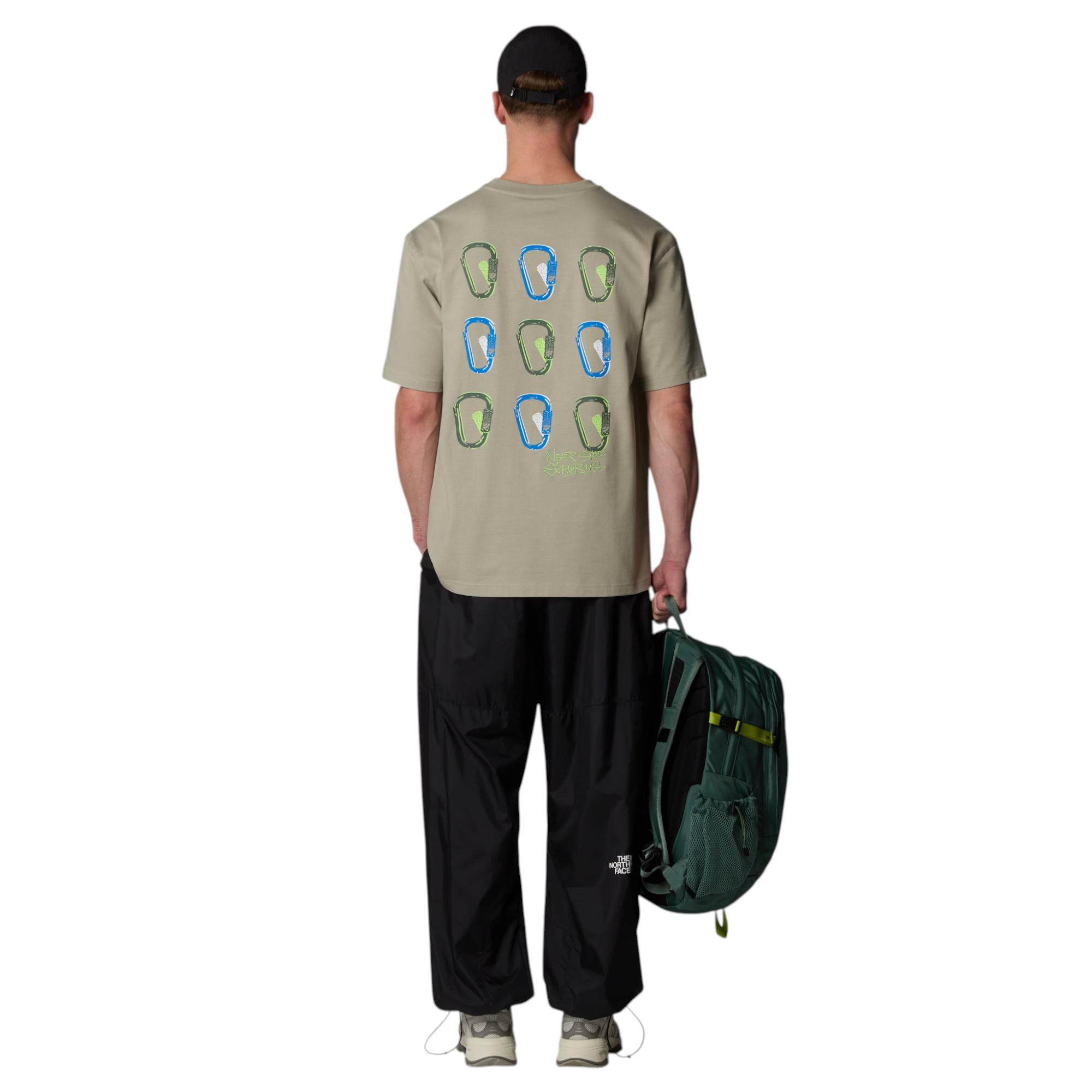 The North Face Mens T Shirts NSE Oversized Crew Neck Short Sleeve Cotton