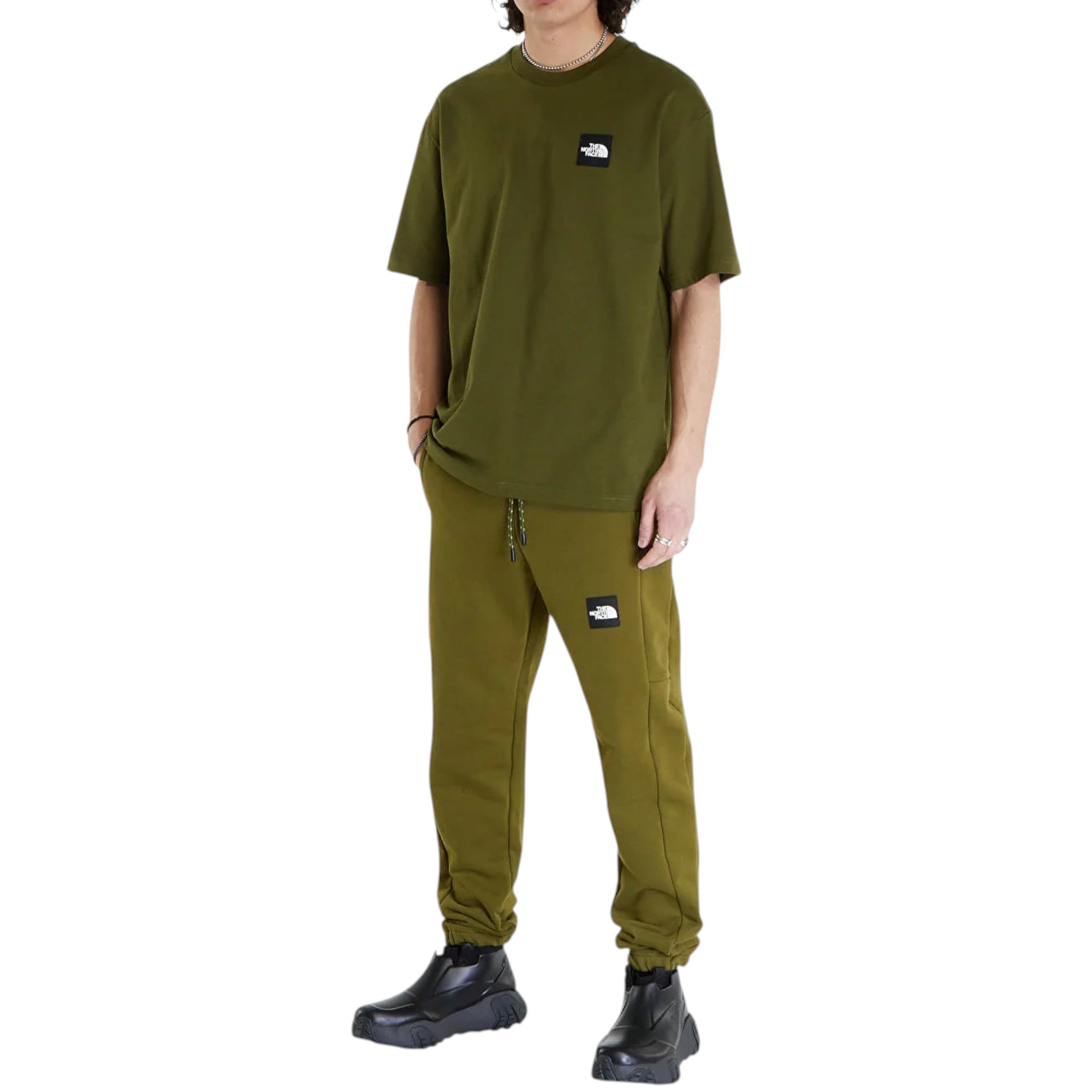 The North Face Mens T Shirts NSE Patch Logo Crew Neck Short Sleeve Cotton Tee