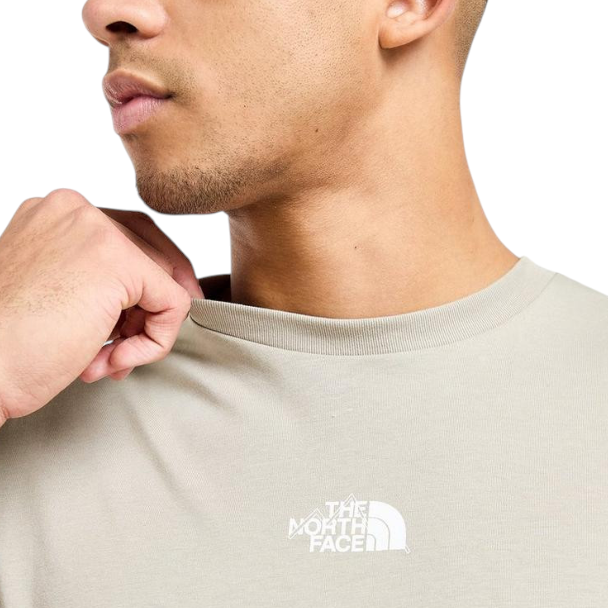 The North Face Mens T Shirt Centre Logo Crew Neck Short Sleeve Cotton Summer Tee