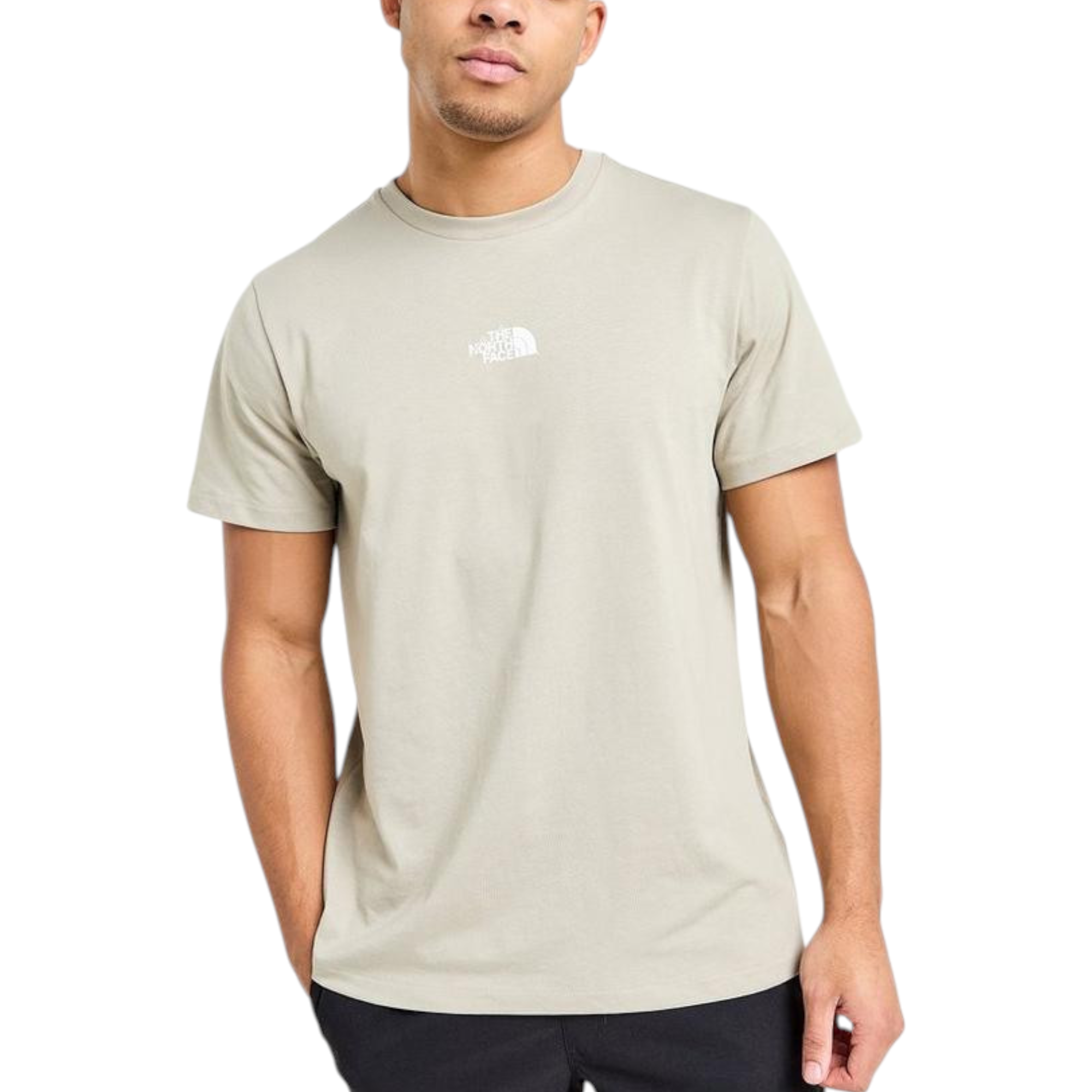 The North Face Mens T Shirt Centre Logo Crew Neck Short Sleeve Cotton Summer Tee