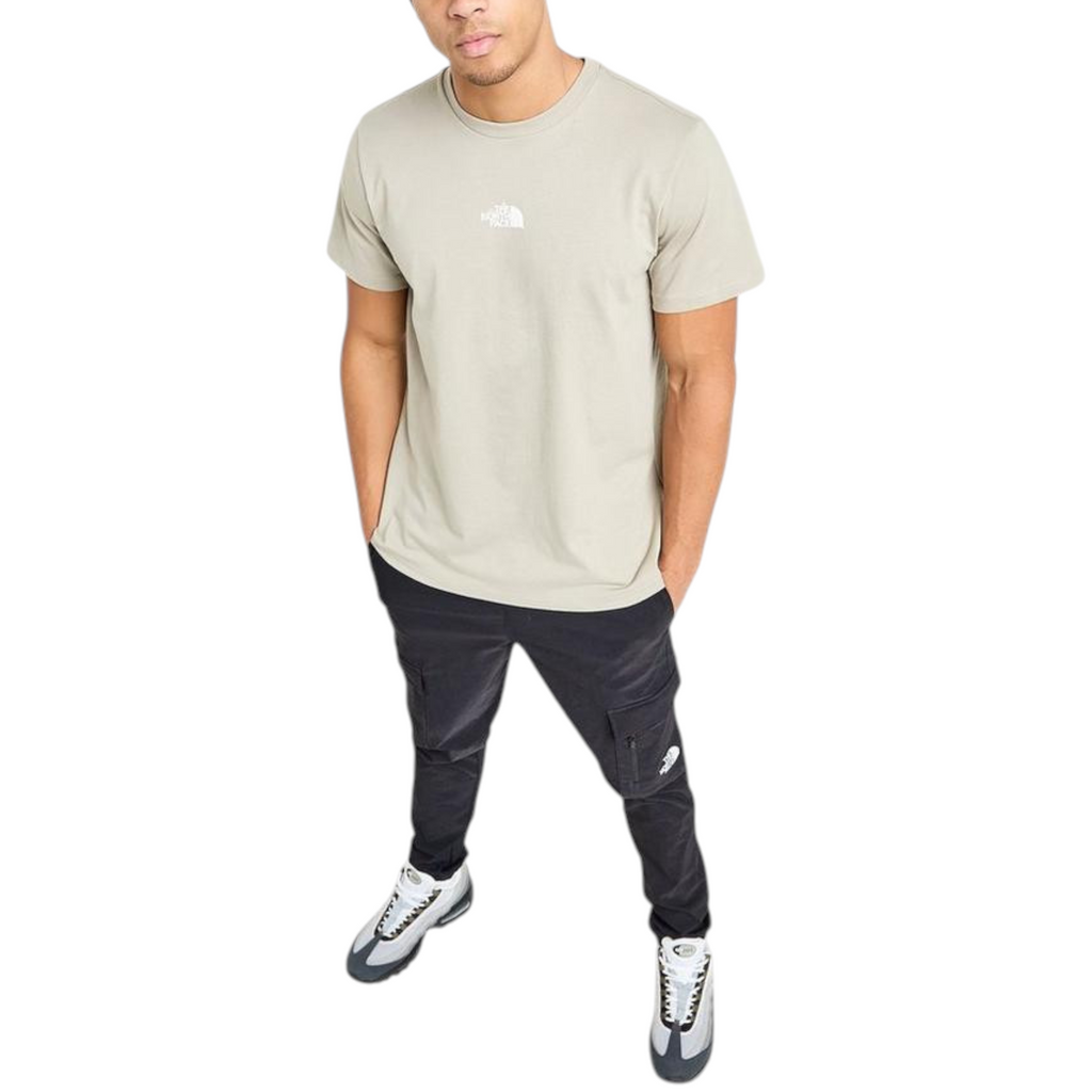 The North Face Mens T Shirt Centre Logo Crew Neck Short Sleeve Cotton Summer Tee