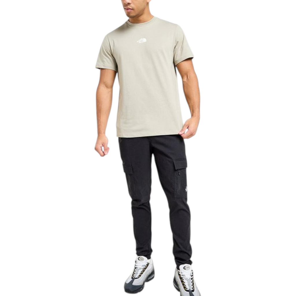 The North Face Mens T Shirt Centre Logo Crew Neck Short Sleeve Cotton Summer Tee