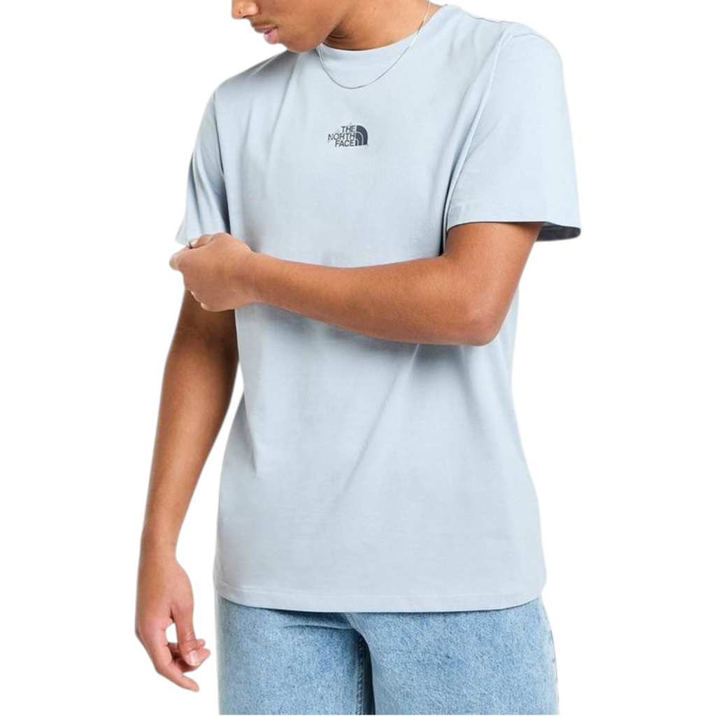 The North Face Mens T Shirt Centre Logo Crew Neck Short Sleeve Cotton Summer Tee