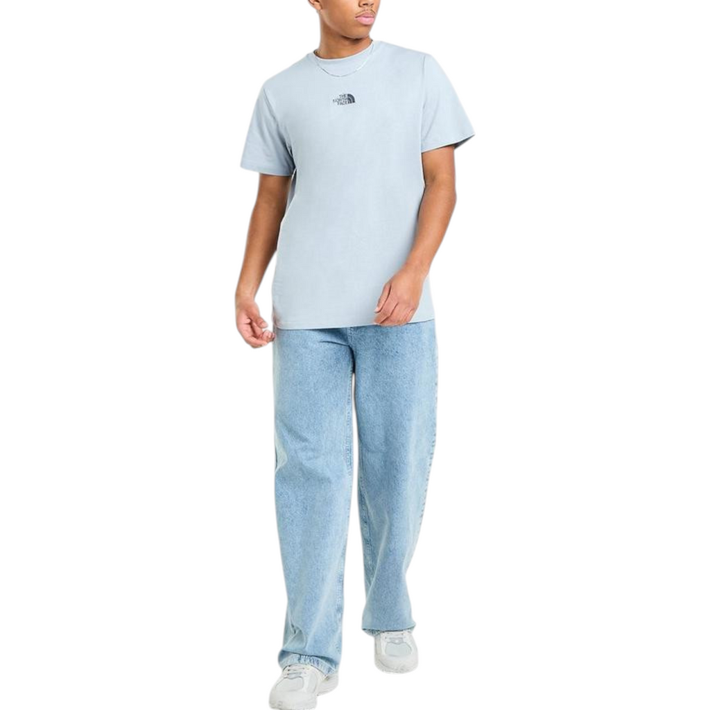 The North Face Mens T Shirt Centre Logo Crew Neck Short Sleeve Cotton Summer Tee