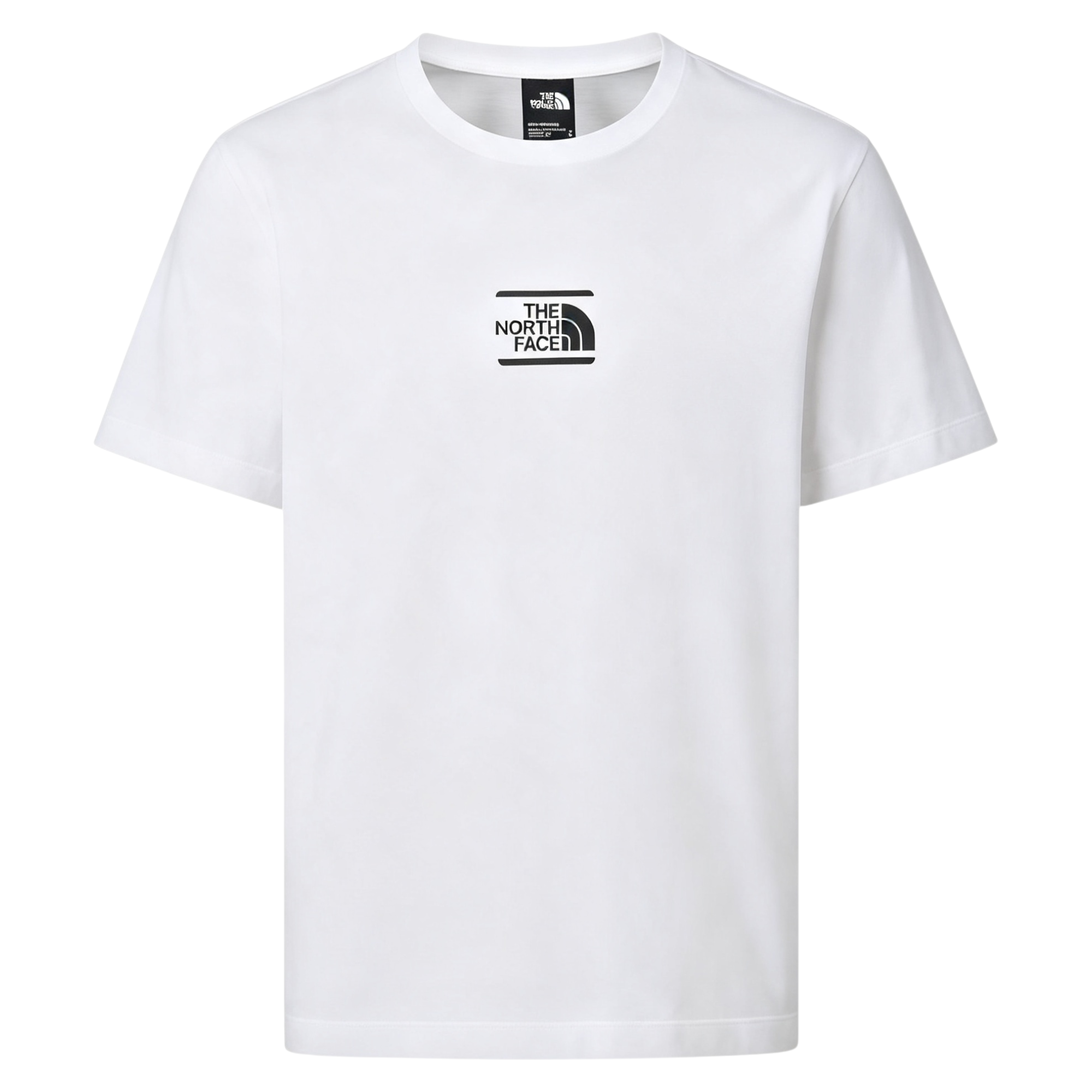 The North Face Mens T Shirt Centre Logo Crew Neck Short Sleeve Cotton Summer Tee