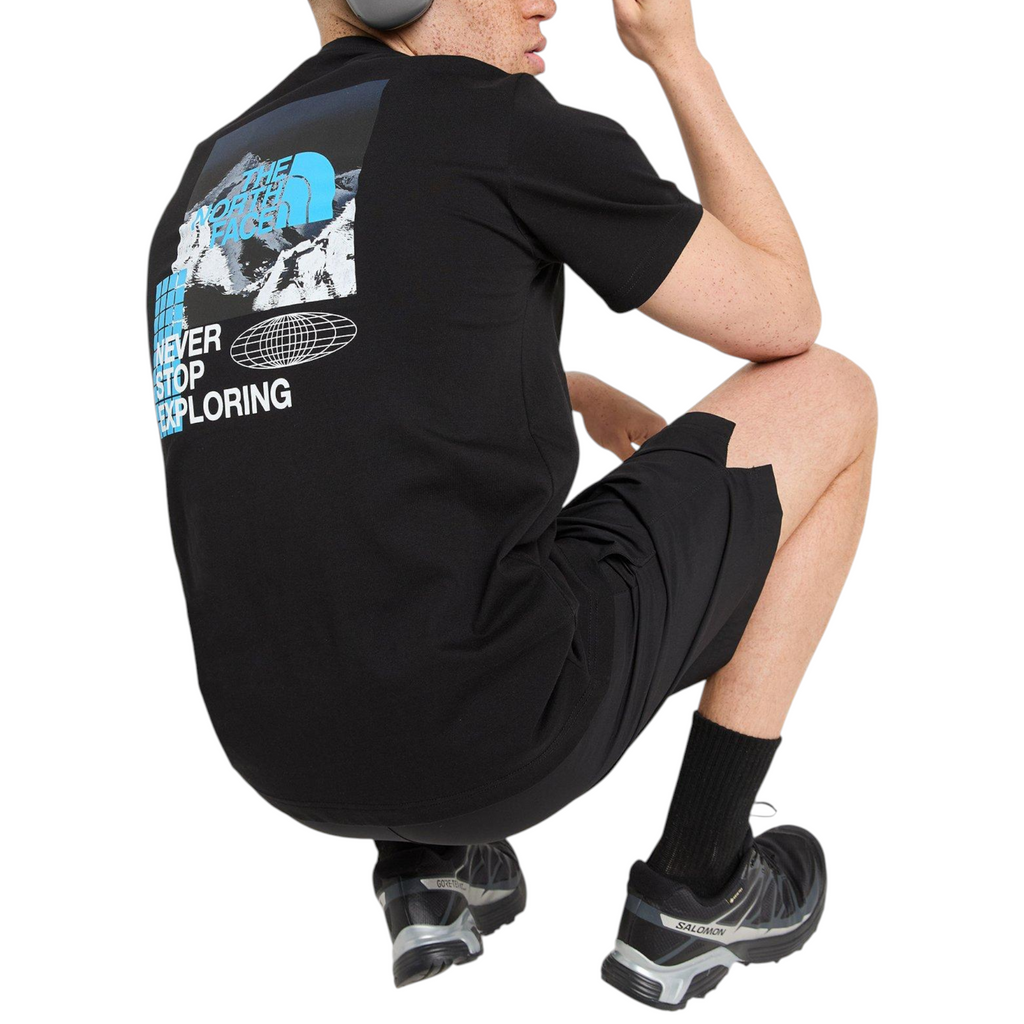 The North Face Mens Energy Graphic T-Shirts Crew Neck Short Sleeve Soft Cotton Tee