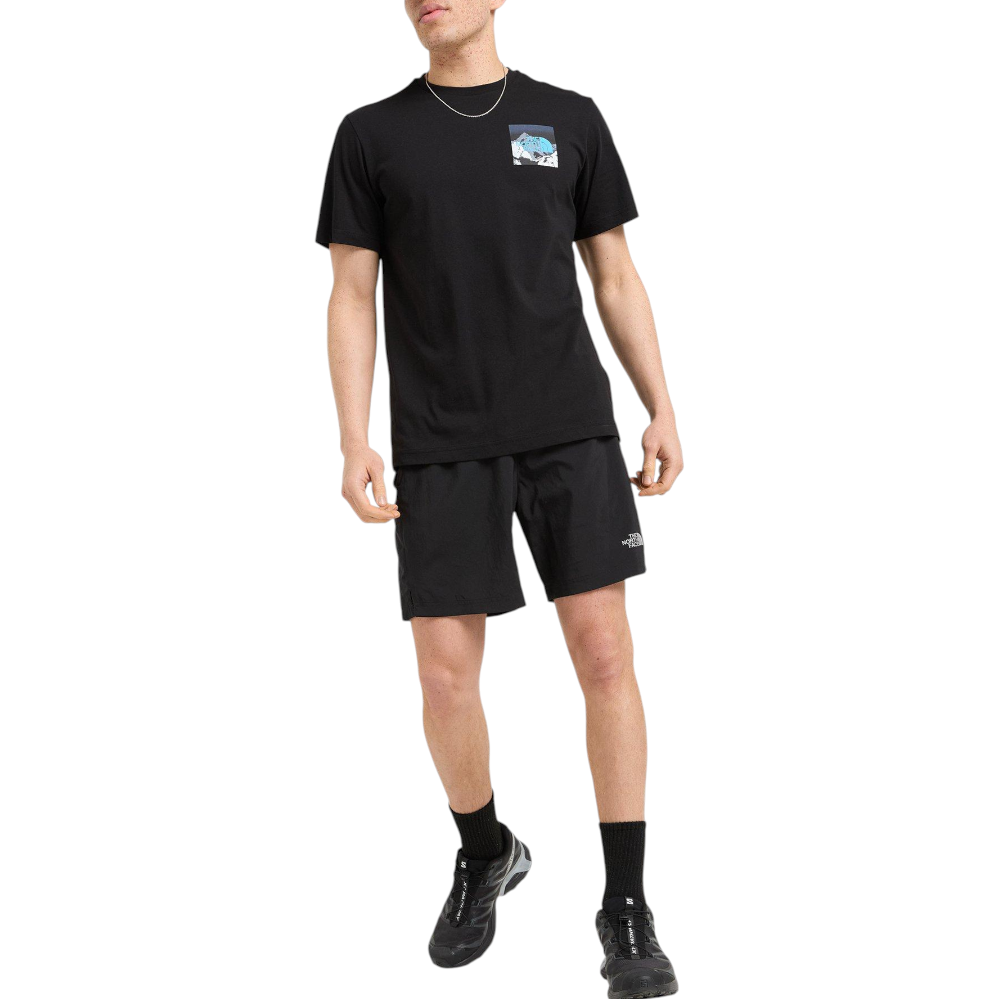 The North Face Mens Energy Graphic T-Shirts Crew Neck Short Sleeve Soft Cotton Tee
