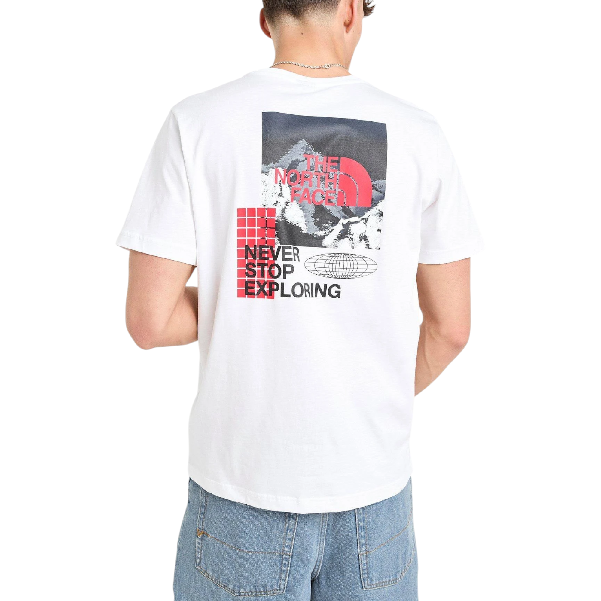 The North Face Mens Energy Graphic T-Shirts Crew Neck Short Sleeve Soft Cotton Tee
