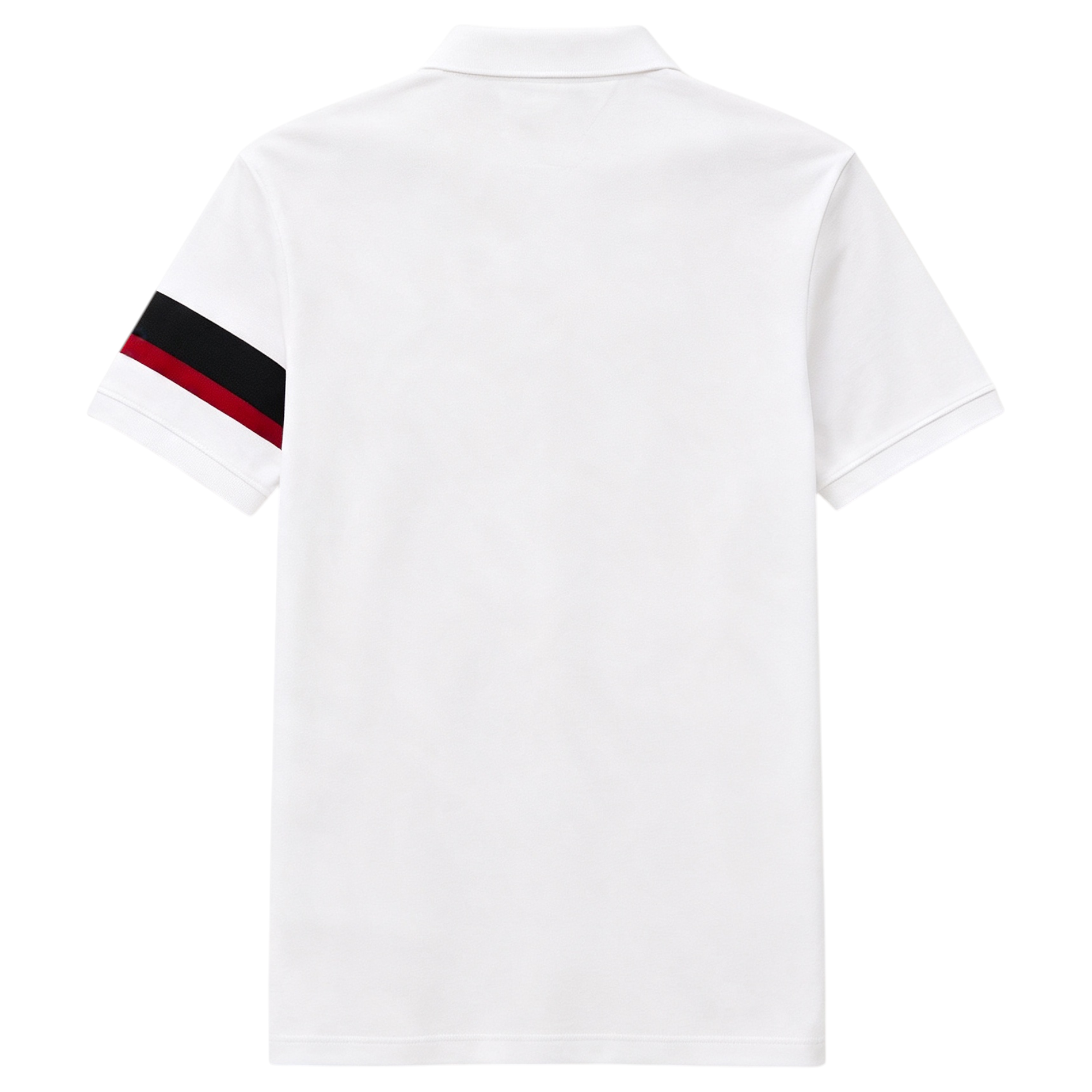 Tommy Hilfiger Mens Polo Shirt Tape Detail Short Sleeve Breathable Cotton